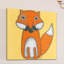 «A Fox With Mustache», reproduction sur toile tendue-17863310