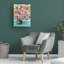 Art mural sur toile tendue - «Gathered Blooms» de Suzanne Allard pour décoration de salon, de chambre à coucher ou de bureau - 18 x 24
