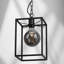 Airyana Black Frame style 68cm Single Pendant with Chain suspension