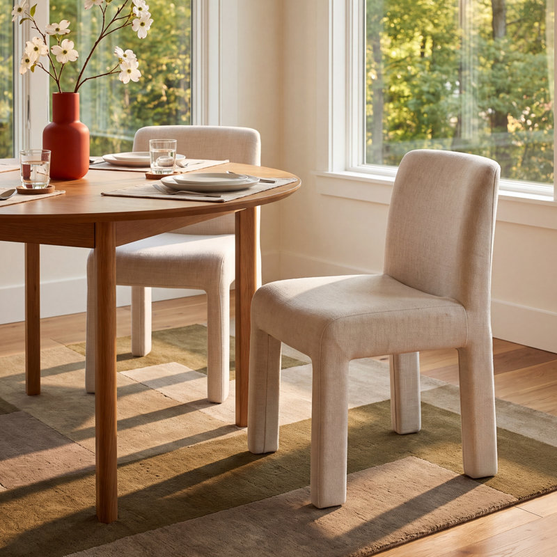 Amedeo 19.5'' H Rayon / Viscose Upholstered Side Chair