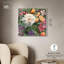 «Blooming Flowers and Citrus Green», reproduction d'art sur toile par Walt Art Remedy, 30 x 30-1433484080-1433484090