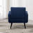 Almeda 29.75'' W Tufted Polyester Armchair with Solid Wood Legs-89032441