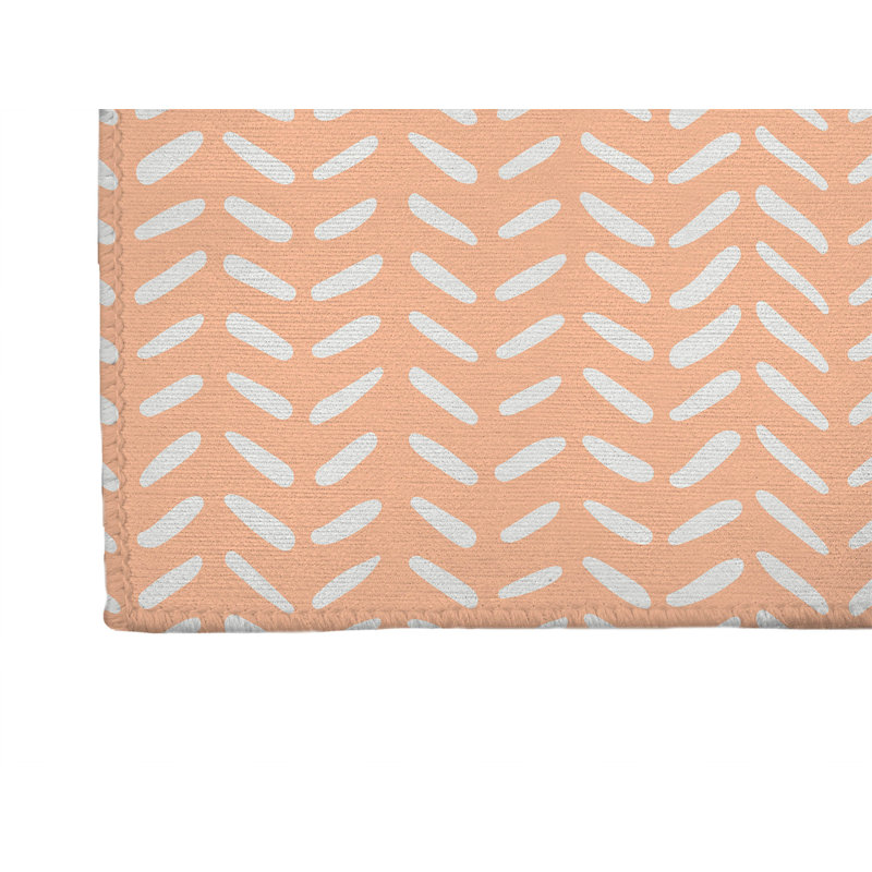 Dream Splat Non-Slip Outdoor Rug, Runner 2'6" x 8'