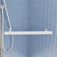 Porte de douche pivotante, avec verre trempé 1/4 po, cabine de douche néo-angle sans cadre 34,75 po x 72 po en blanc mat.-119869772