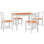 Ensemble de table de salle à manger, ensemble de table et chaises de cuisine moderne, ensemble de salle à manger en bois massif
