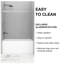 Porte de baignoire coulissante simple 60 "x 58"-94286311