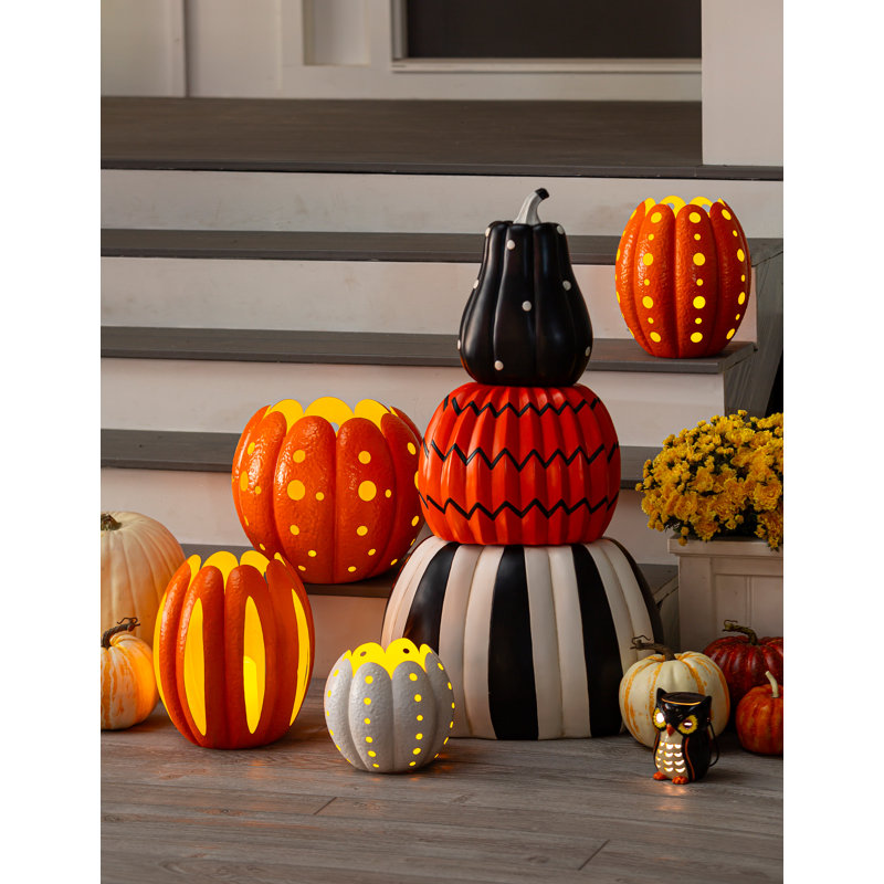 Battery Powered Outdoor Lantern, 11.22" H x 10" W x 10" D