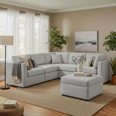 Canapé modulaire 6 pièces Chauncy - Gris