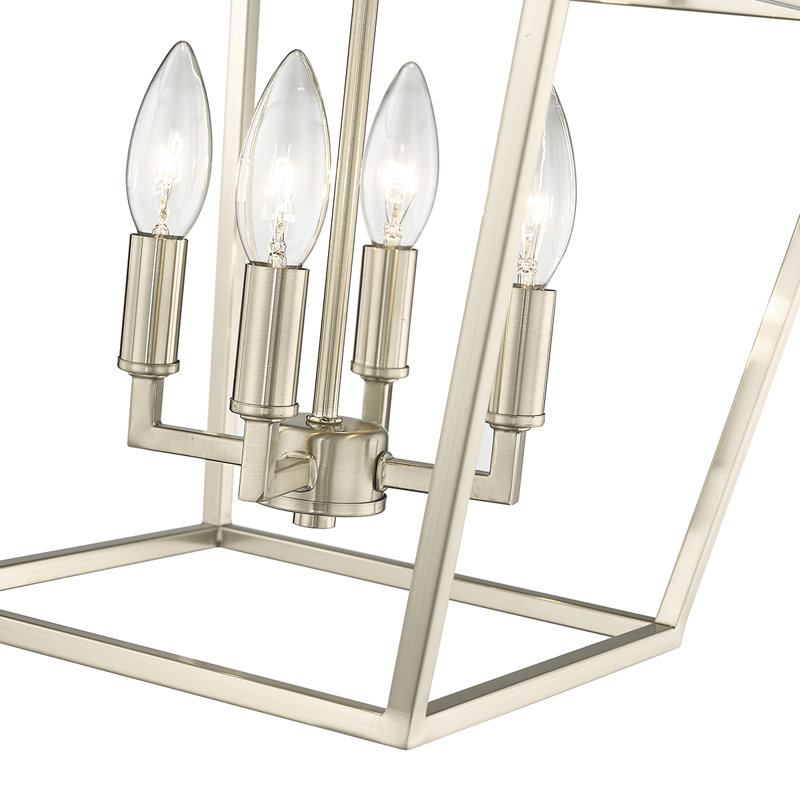 Plafonnier semi-encastré 4 lumières doré moderne, Modern Gold