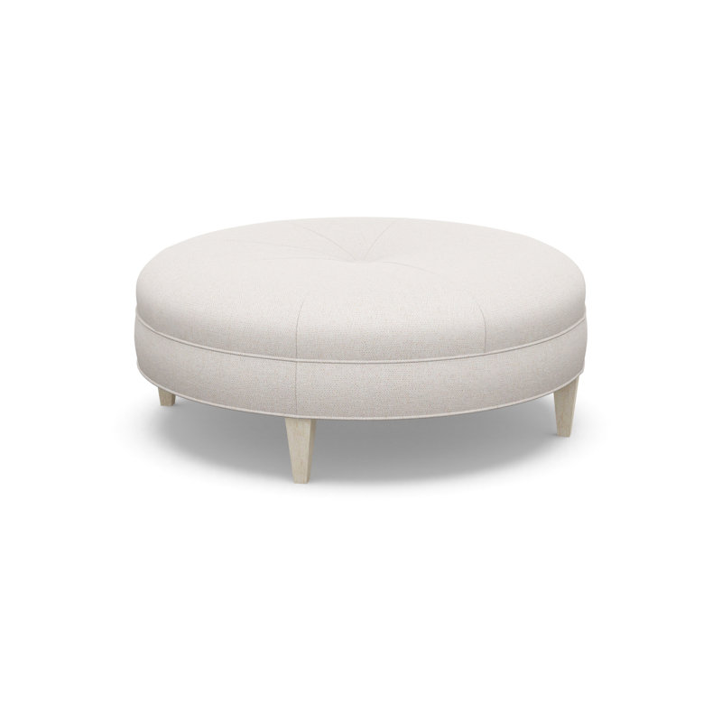Ottoman Shop Round Ottoman, 8240-70, Sandstone