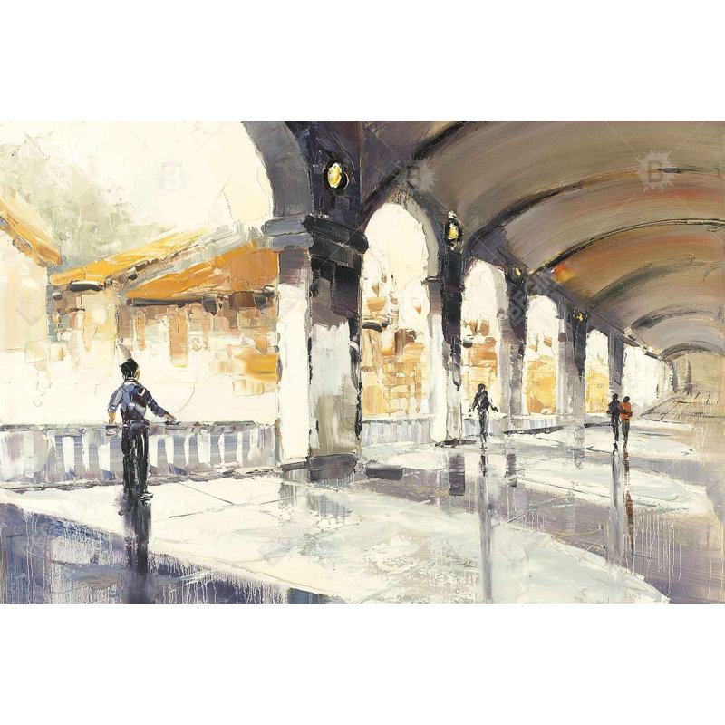 " People In A Spacious Hall "