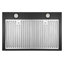 Hotte de cuisine murale à hotte de cuisine à conduit ou sans conduit de 30 po Hauslane avec 3 vitesses, commande tactile, lampes à DEL, filtres à chicane, noir mat à arrêt automatique-1424498892-1424498893