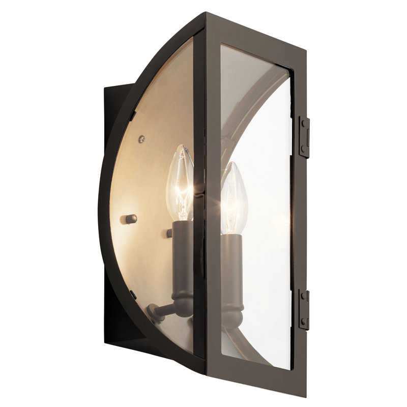 Plafonnier encastré d'extérieur 3 lumières Dreher, Bronze vieilli