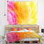 Abstrait violet jaune meet orange tapisserie-28485575