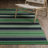 Sherley Preppy Stripe Green/ Navy Indoor-Outdoor Area Rug-1210823786