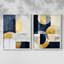 ABSTRACT Series DLVIII - Impression encadrée de qualité supérieure - prête à être accrochée - aucun clou requis - aucun clou requis-108030470-108030466