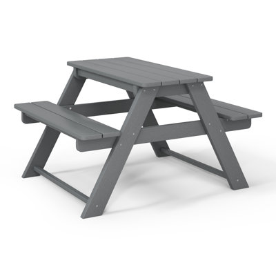 Kids Outdoor Poly Picnic Table