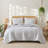 3-Piece King/Cal King Quilt Set,Aqua
