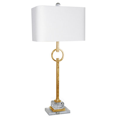Monzella Metal with Crystal Table Lamp