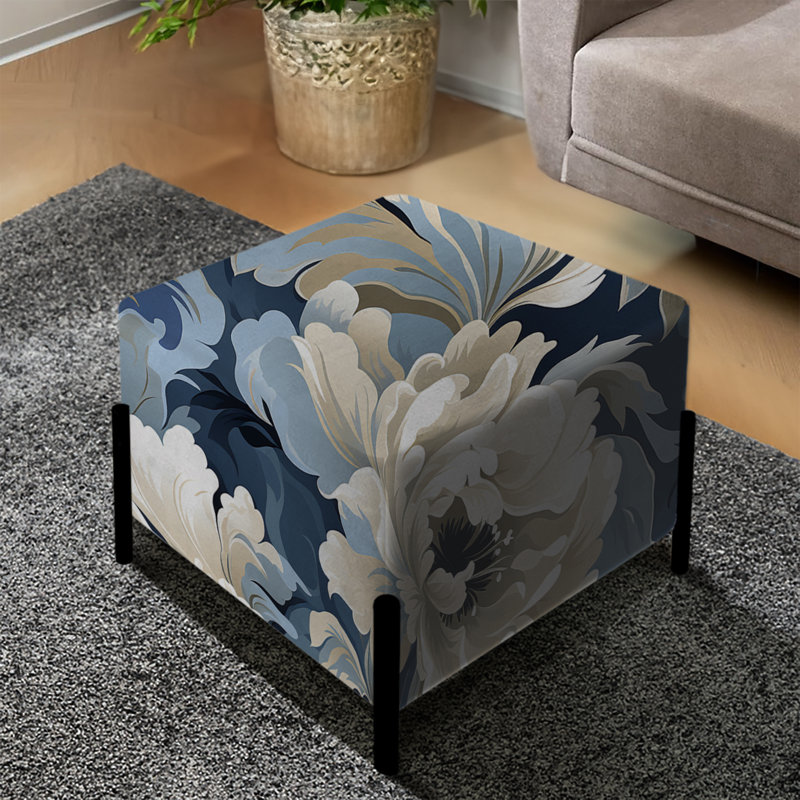 Victorian Stealth - Repose-pieds carré floral