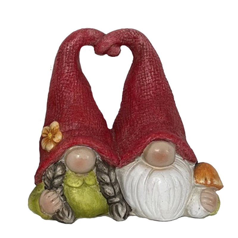 Gnomes de Haddasah en résine en amour