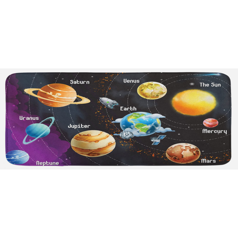 Modern & Contemporary Polyester Kitchen Mat