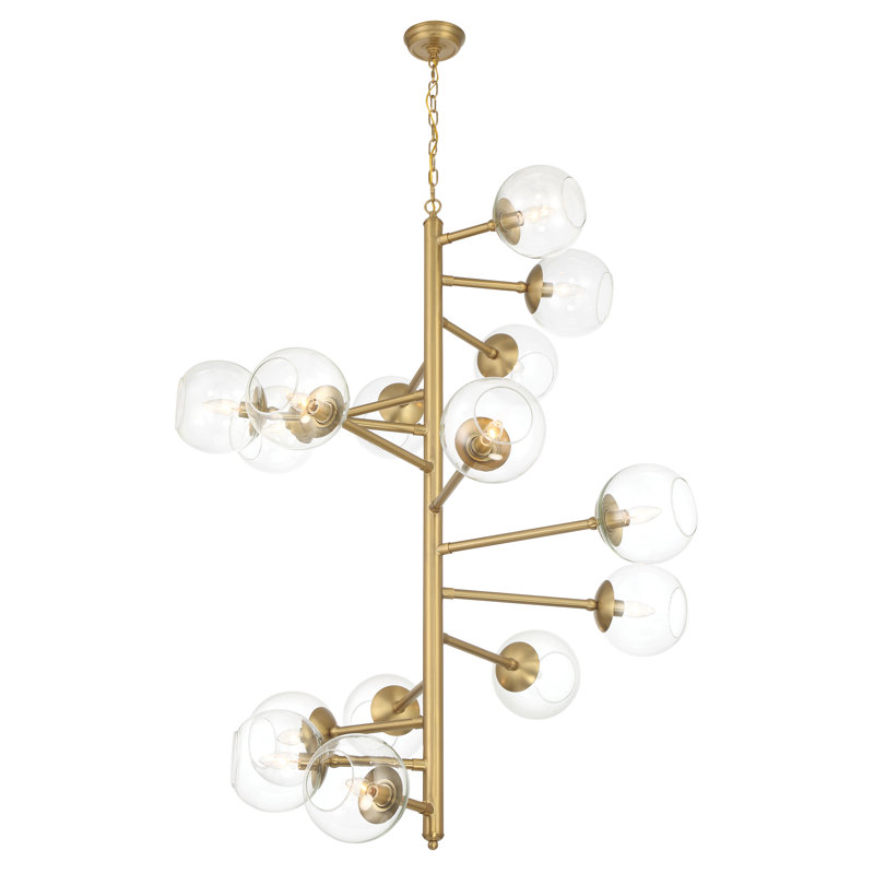 Corrigan Studio® Randarius - 15 Light Pendant, Brass