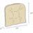 Non-Slip Dining Room And Kitchen Seat Cushions, 15 X 15 X 3 Inches, Set of 4-386234466