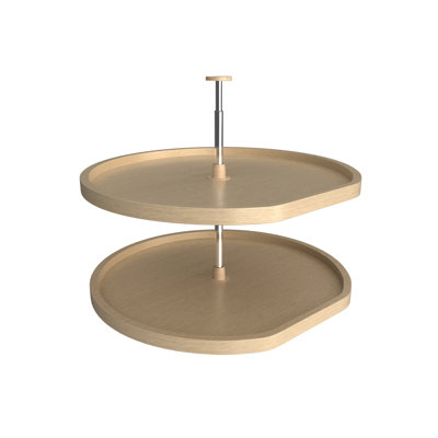 Plateau tournant en bois à 2 tablettes Rev-A-Shelf