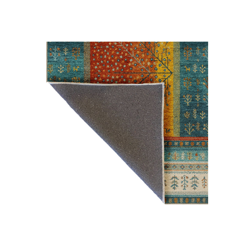 Tapis beige tissé traditionnel Mosso, 3'3" x 4'11"