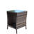 Outdoor Brown Coffee Table With Glass - Resistance, , Assemble Patio In Clear Glass, Assembly Required Now Kit-981132807