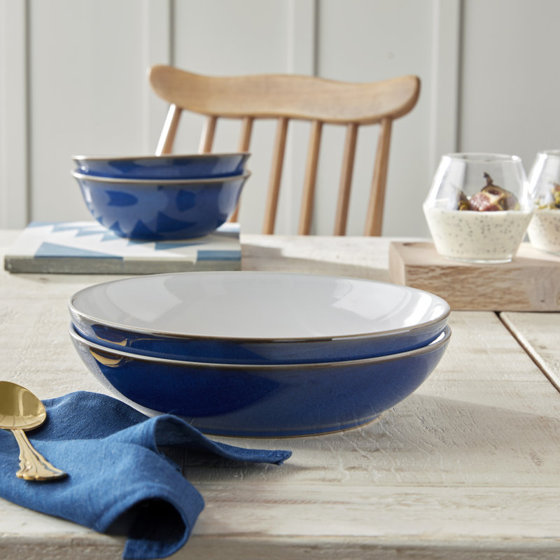 Imperial Blue 8.5" Individual Pasta Bowl - Thumbnail 4