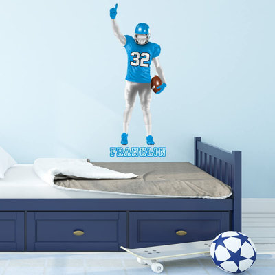 Adhésif décoratif footballeur