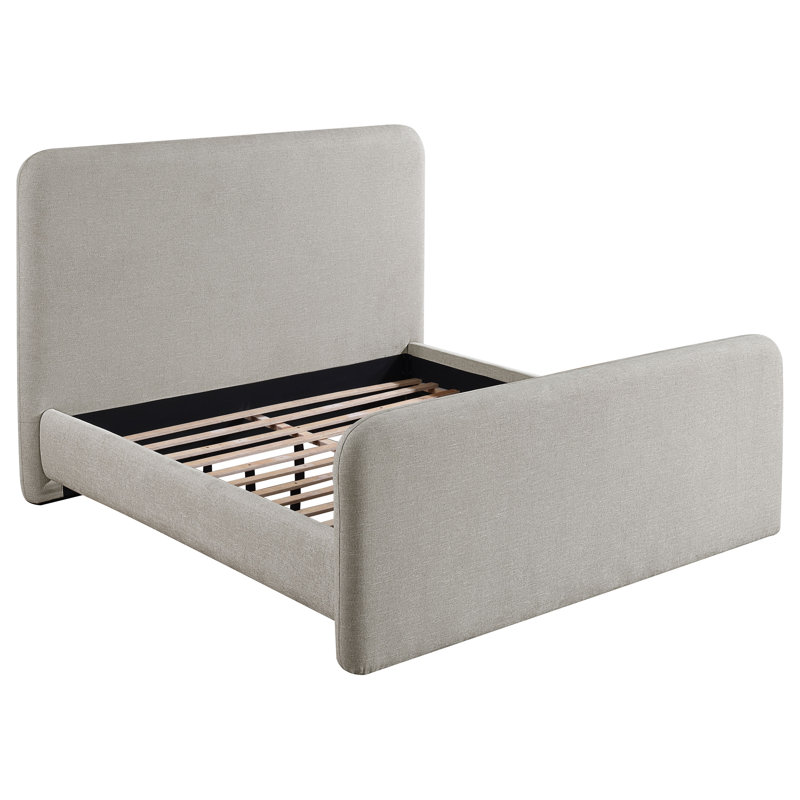Thilda Upholstered Eastern King Panel Bed Grey, King