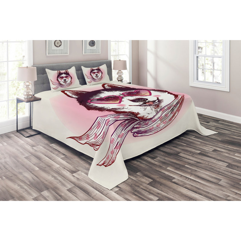 Coverlet, King Bedspread + 2 Shams