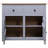 Sideboard 2-Drawer Cupboard Sideboard Buffet Cabinet Solid Pinewood-1239160815
