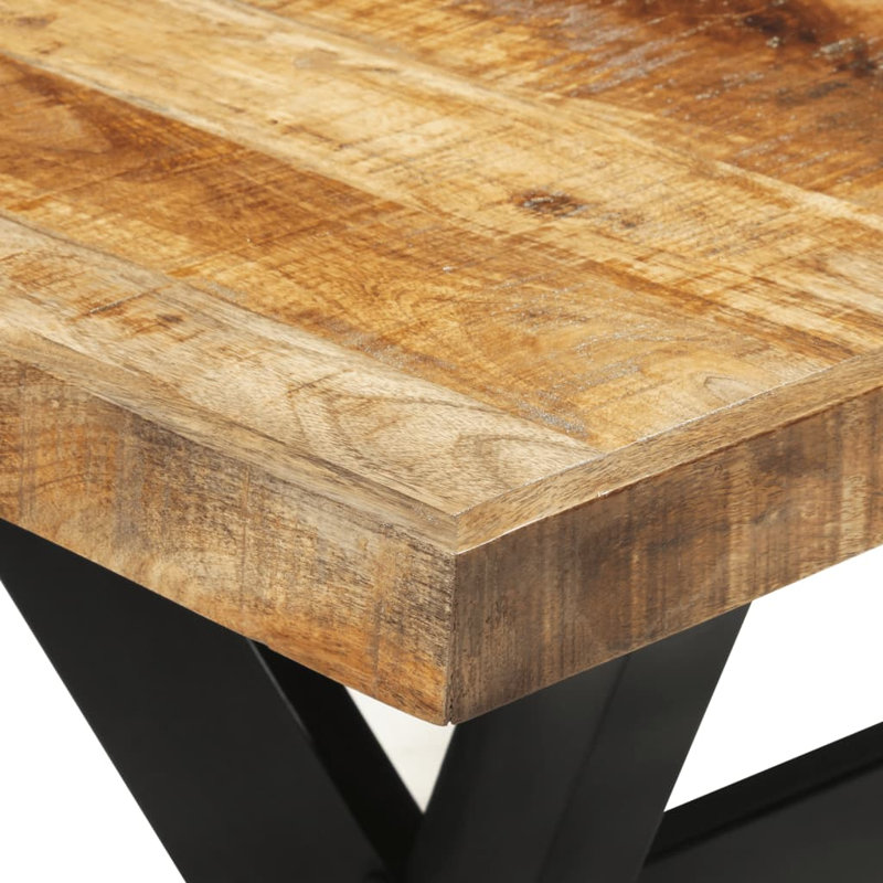 Table de salle à manger rectangulaire 55,1 po Gilbertville, Bois manguier