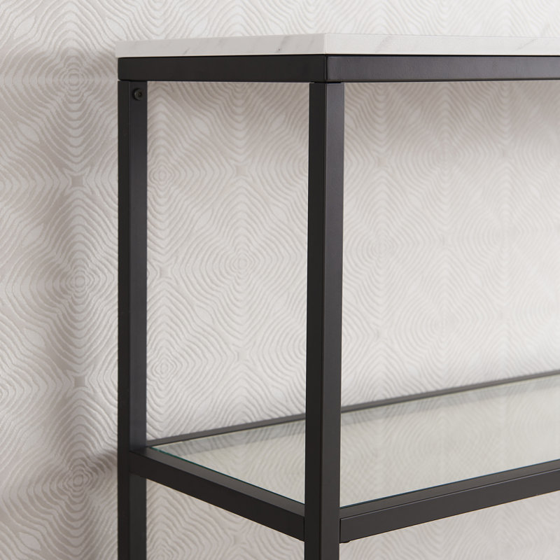 139.9cm Console Table, Blackened Bronze