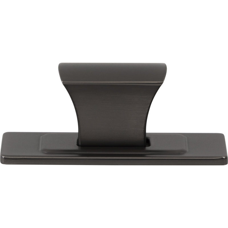 Zander 1 1/4" Length Rectangle Knob, Slate