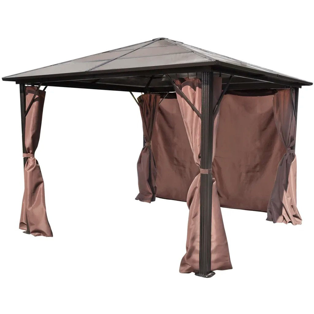 3 m x 3 m Grillpavillon aus Aluminium