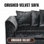 Romelia Velvet Sofa-2066452864-2127510408