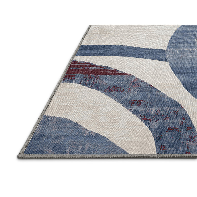 Tapis gris lavable à la machine, Rectangle 6 pi x 9 pi