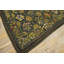 Large Size Charcoal Color Antique Floral English Flat Weave Needlepoint Carpet