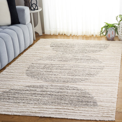 Tapis ivoire / gris Seattle