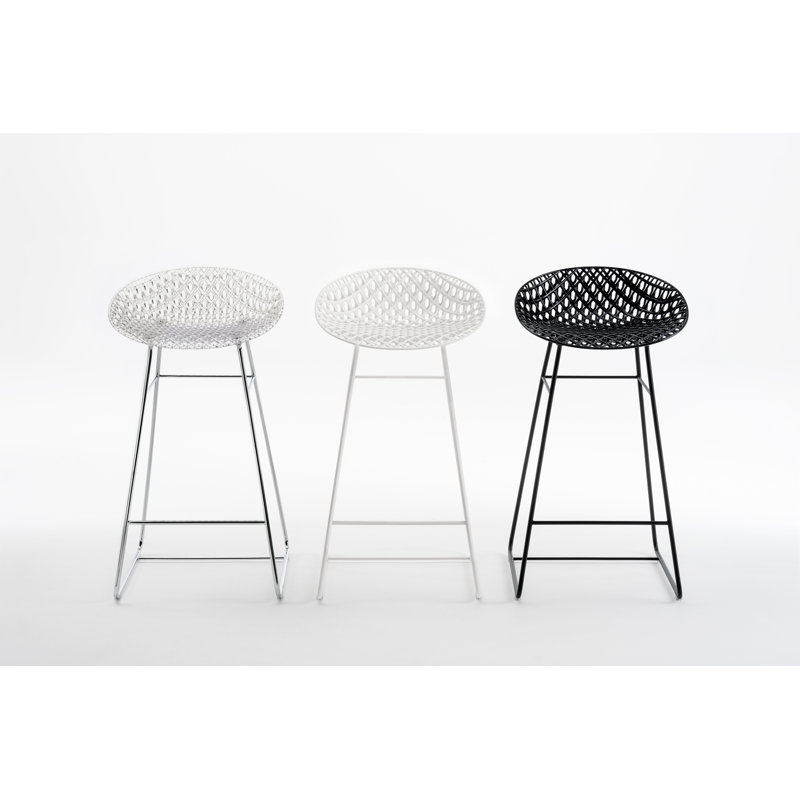 Smatrik Outdoor Bar Stool, Black
