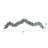 108'' in. Lighted Faux Pine Garland