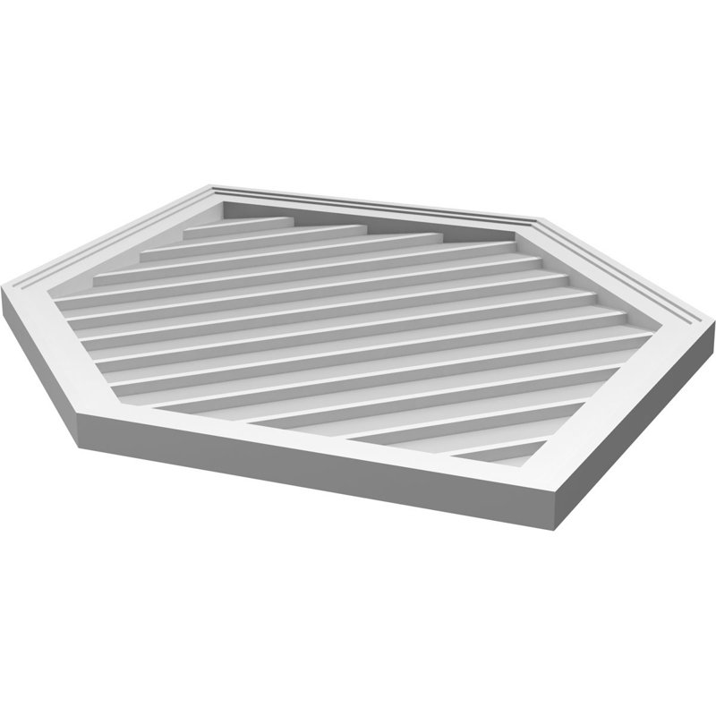 Ventilé vertical à pignon vertical 11/12 po, H 42 po x l 28 po x P 1,5 po