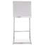 Upholstered Counter Stool with Metal Frame-298473557