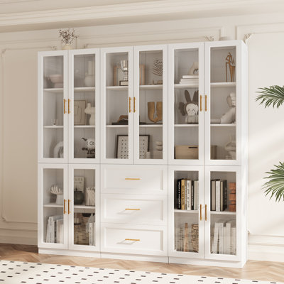 70.9" Display Cabinet With Glass Door by Mercer41