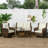 Romiah Wicker 4 - Person Patio Conversation Set with Cushions